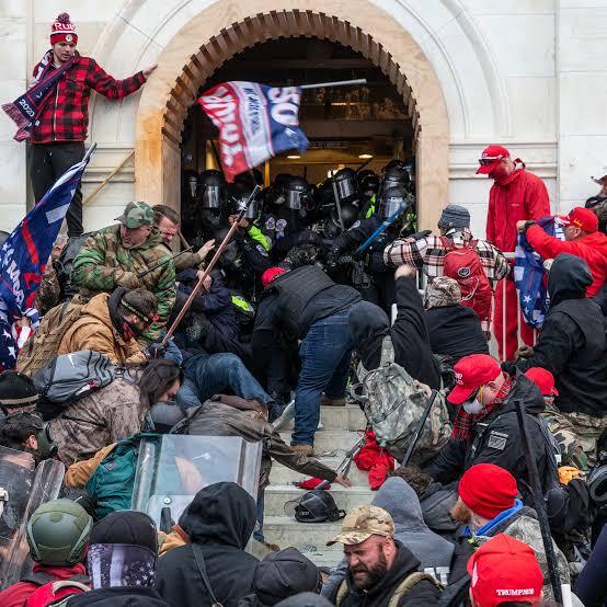 Jan 6. criminals attacking the Capitol