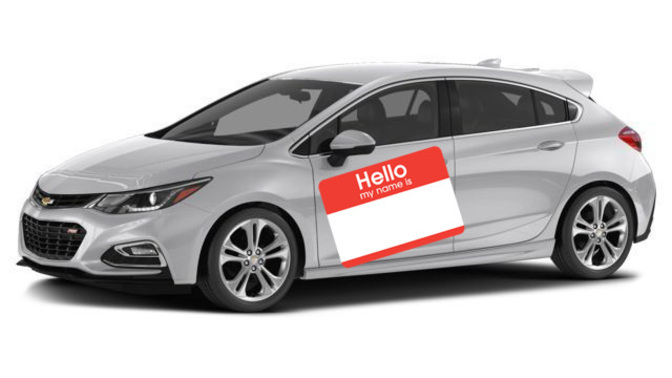 So, do you have a name for your car?