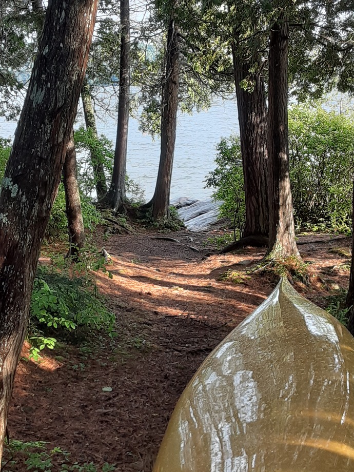 Algonquin canoe trip in August 2025