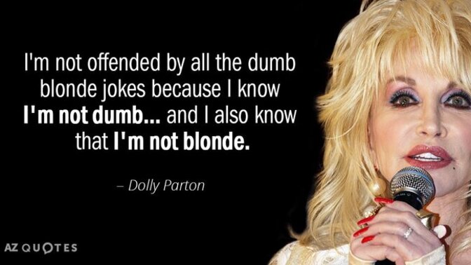 Do you like blonde jokes?