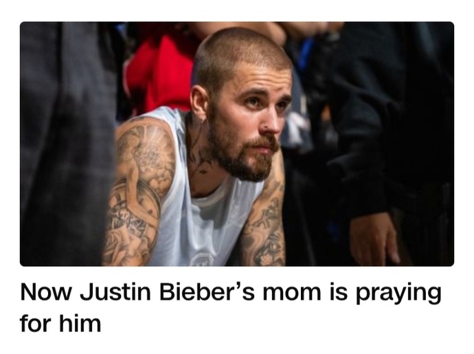 Are you praying for The Biebs?