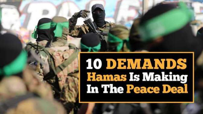10 Demands Hamas Is Making In The Peace Deal: Sounds Like Things They Would Demand, But What Are The Heck Are The Goats For?