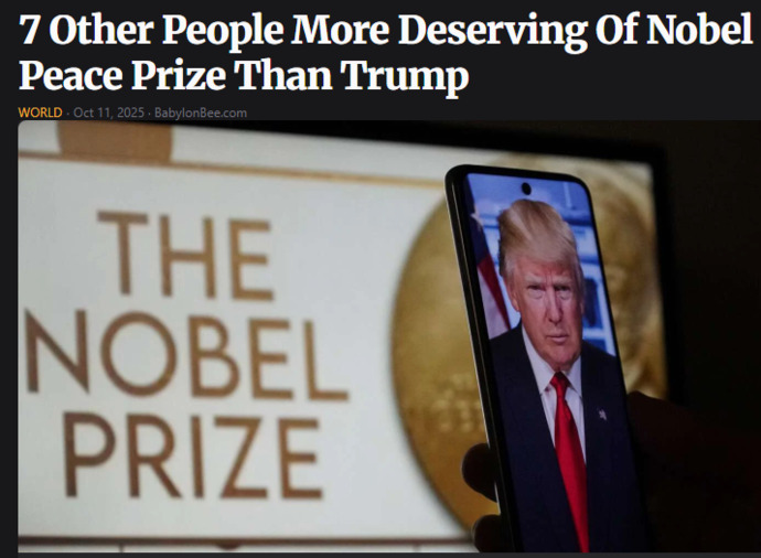 According To The Nobel Committee, Heres 7 Other People More Deserving Of The Nobel Peace Prize Than President Trump 🤪🤪🤪 : Do You Agree?