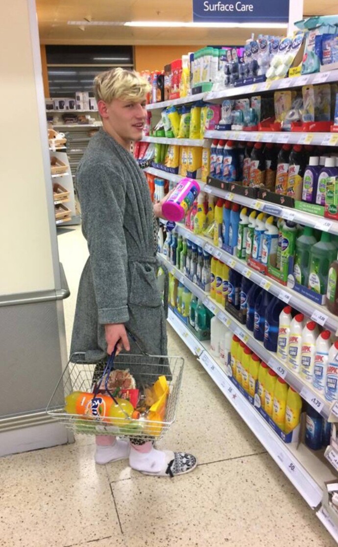 Do you ever go shopping in your nightwear?