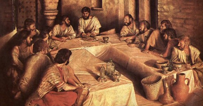 Do you agree with my dad's conspiracy theory that the Last Supper people weren't actually seated like that?