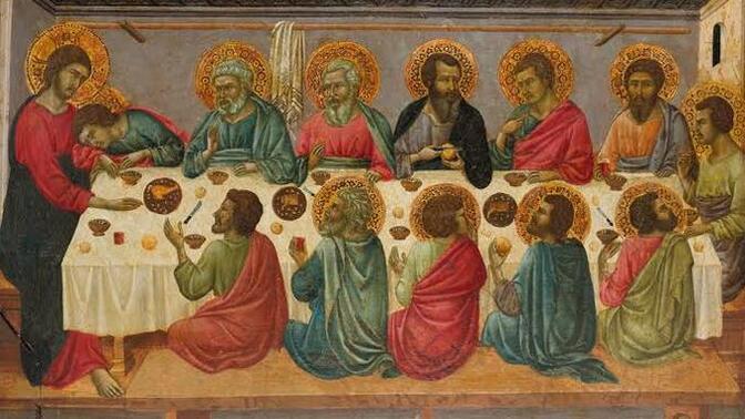 Do you agree with my dad's conspiracy theory that the Last Supper people weren't actually seated like that?