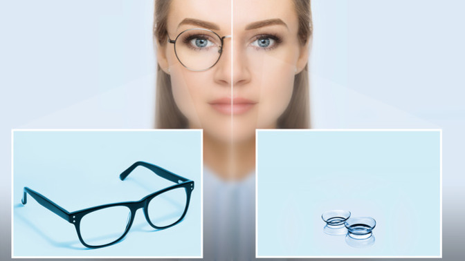 Eyeglasses, Contacts or Neither?