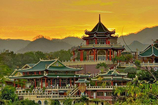 From the Chinese Taoist migrants. We have few of these temples scattered