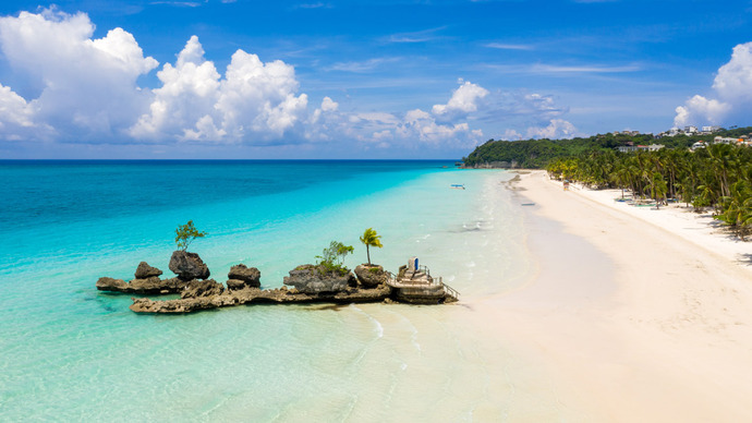 The familiar white soft sands also found in Caribbean and Polynesia. And our beach bar culture is also a thing.