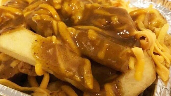 Chips curry and cheese?