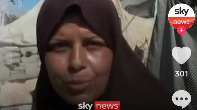 Why did this Gazan woman burn her children's clothes to cook and not her abaya?