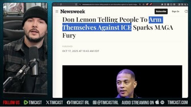 Don Lemon tells people to buy guns and arm themselves against ICE. Do you agree or disagree with Don Lemon?