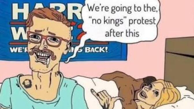 No kings protest did you go after Trump ruined the Pro Palestine protests?