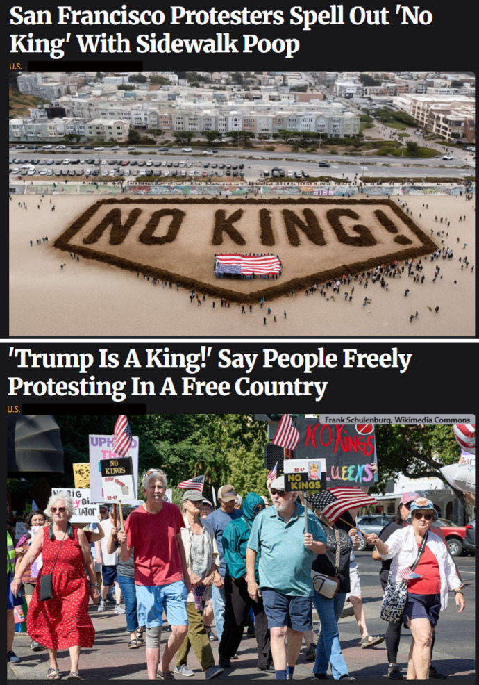 Is the No Kings protest the dumbest thing the Democrats have ever done (yes I know thats a high bar but what do you think)?
