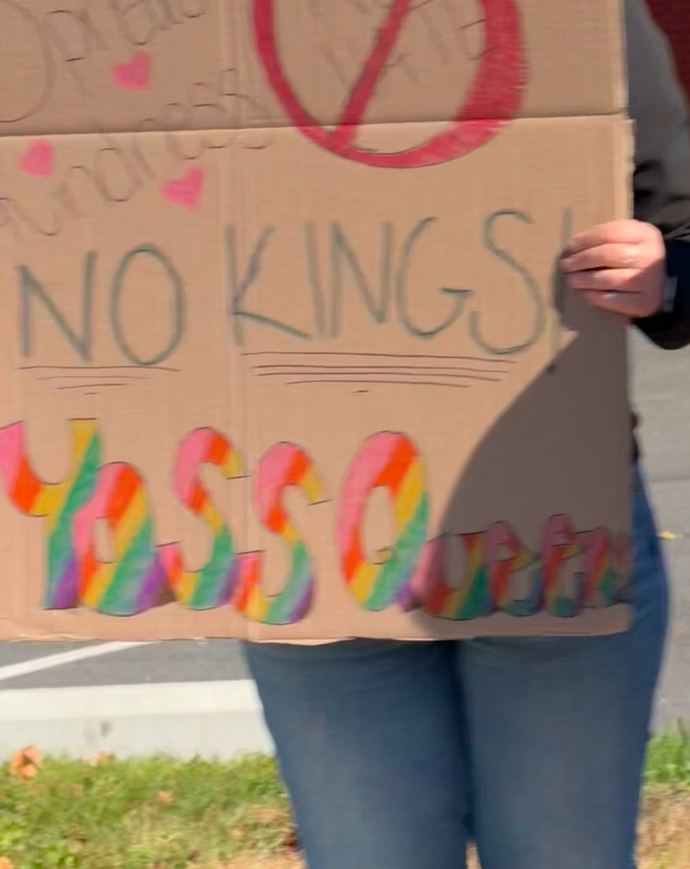 Did you see a NO KIngs demonstration today?