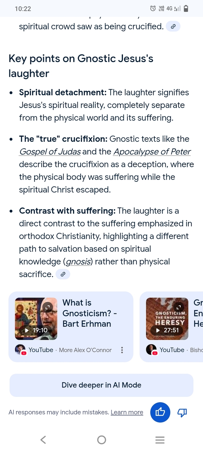 In Gnostic writings, why was Jesus given more character, everything from laughing through to suggestive deviant jokes?