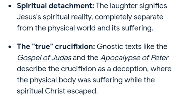 In Gnostic writings, why was Jesus given more character, everything from laughing through to suggestive deviant jokes?
