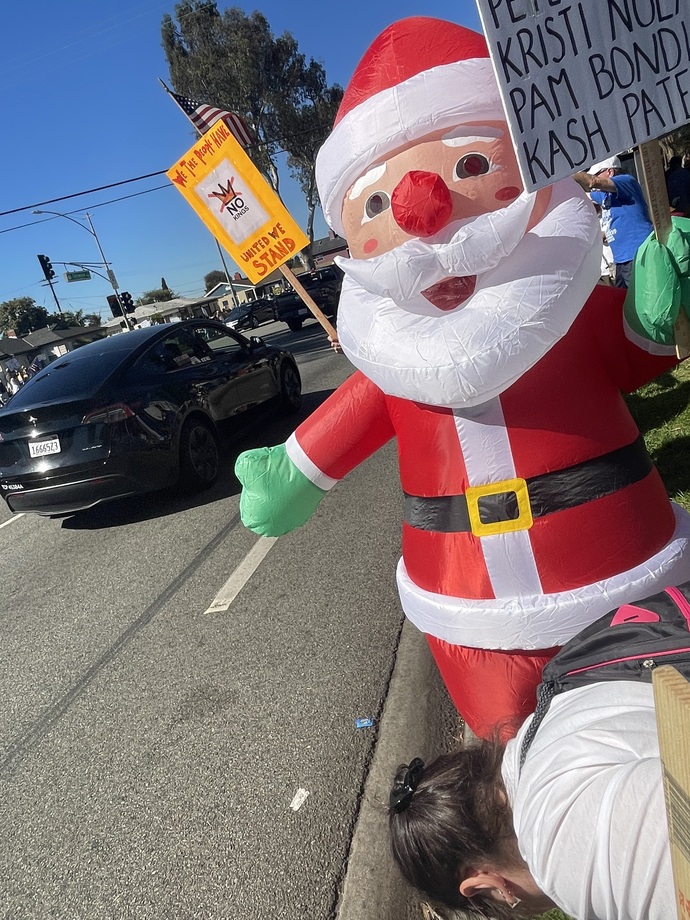 Even Santa is fed up!
