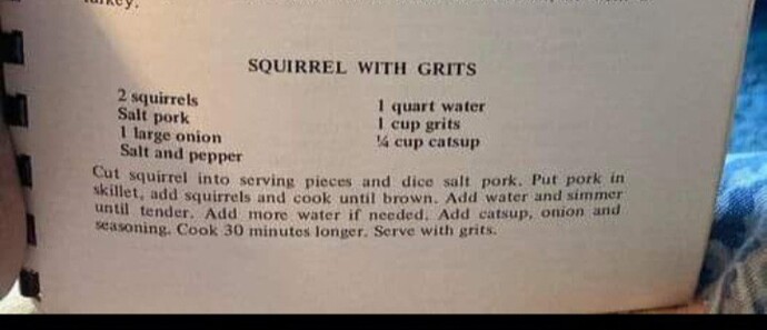 Can I use badger instead of coon in a recipe?