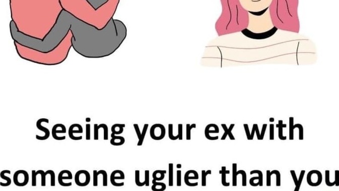 Do women feel hurt when a man they’re interested in chooses someone they perceive as being "beneath them" in terms of looks?