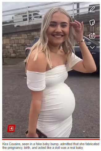 😮😮😮 A woman faked being pregnant and having a baby posting the entire fake story in social media. Is this funny, sad, sick or something else?