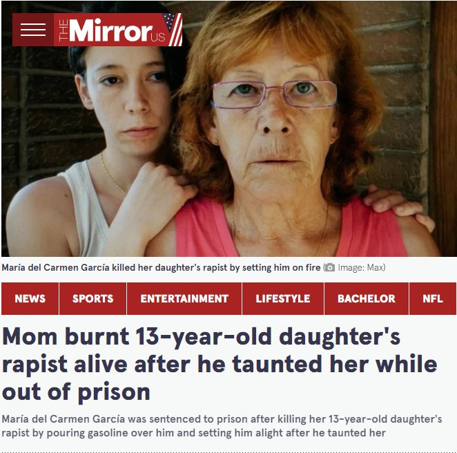 What would you do if your daughters rapist was released from prison, and said person started taunting you and your daughter?