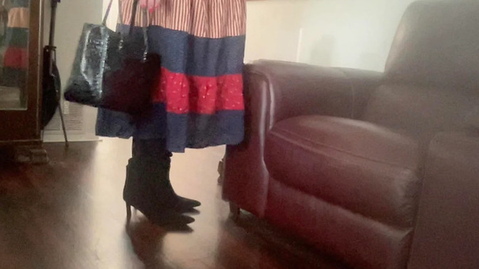 Are these boots too dressy for this dress?