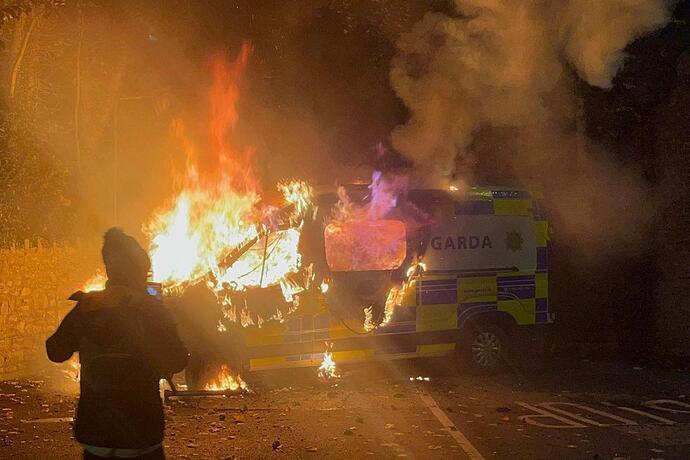 Riots in Ireland after 10 year old Irish girl raped by African outside Migrant Hotel. Should the Irish accept it as his culture &not be racist?