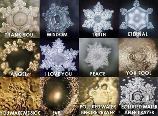 Have you heard of Dr. Masaru Emoto?