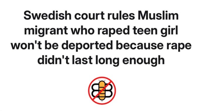 Does Sweden's lack of consequences for Rape encourage Rapists?