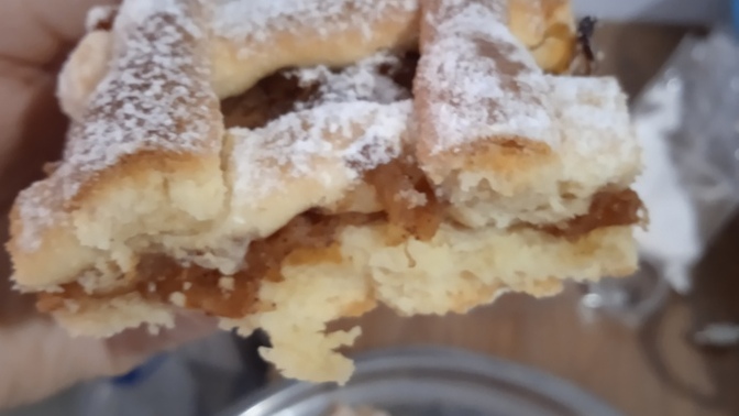 Open your mouth baby, Will you eat the apple pie I made?
