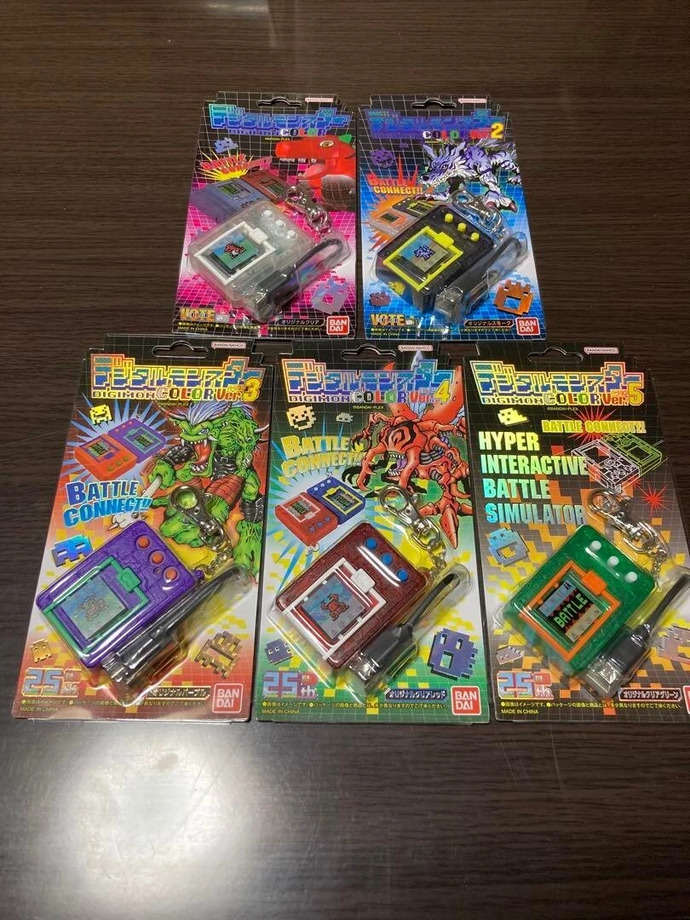 What do you think I have all of the original Digimon v pet remakes in colour?
