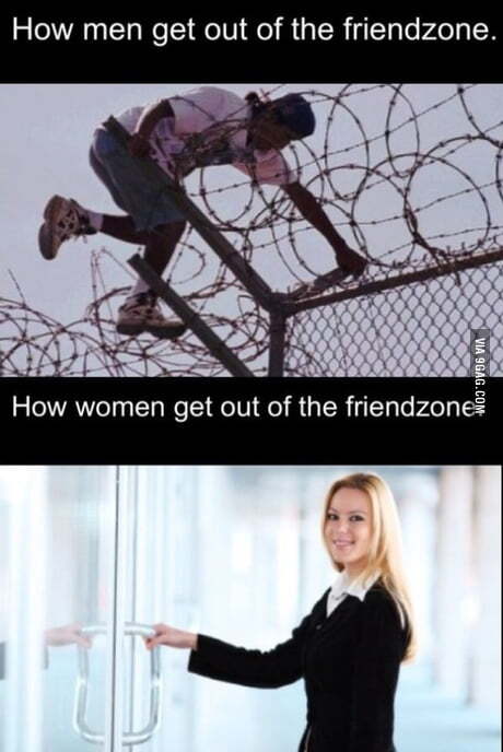 Is it harder to get out of the friend zone as a guy or a girl?