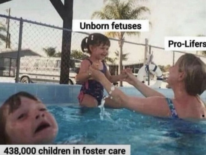 How can people be against abortion, when theres so many kids in fostercare?