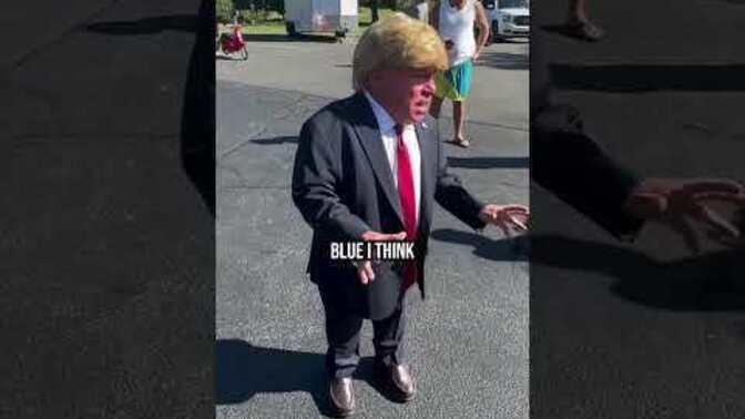 Would a Trump impersonator as president in 2028 be enough of an apology to the world?