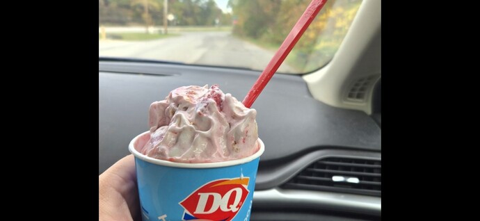 Is it normal for Dairy Queen to give out overflowing blizzard ice-creams?