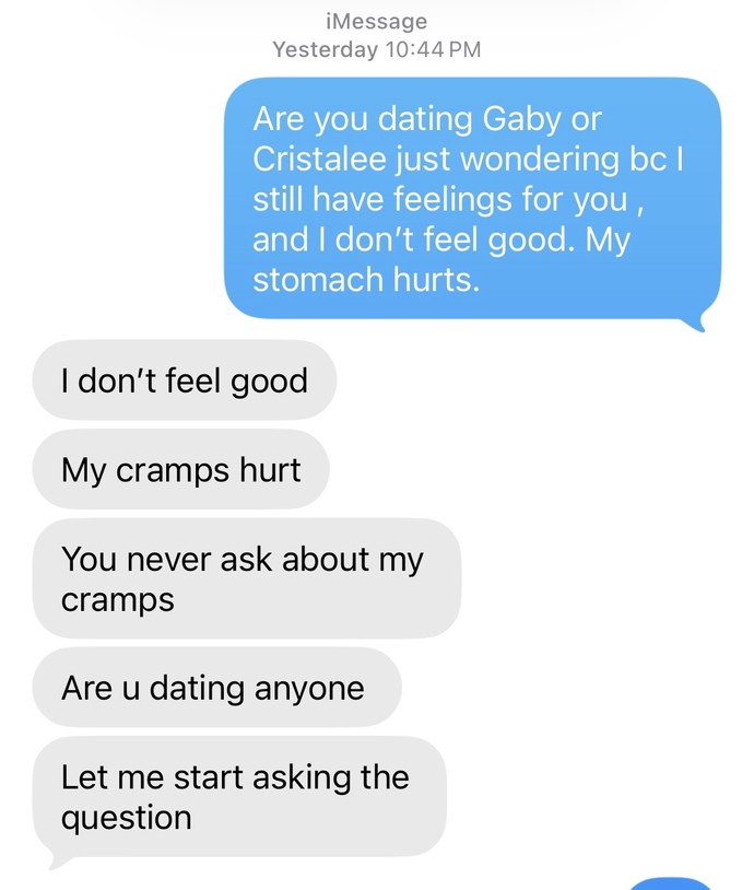 Can someone help me? this guy I’m talking to/ my boyfriend sent me this text last night and I’m wondering what it means?
