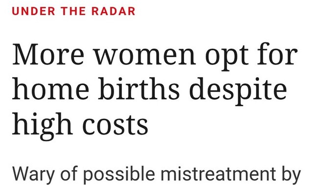 Why are more women choosing home births over hospital births?