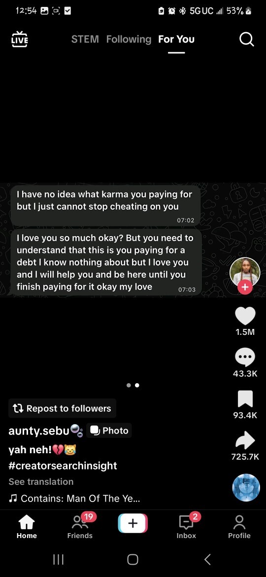 Is this diabolical, or have you been sent something worse from your lover?