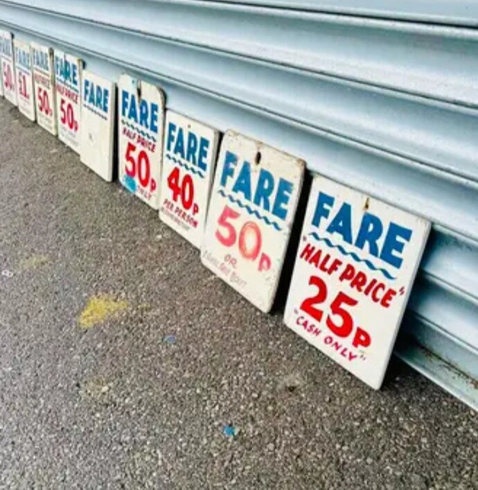 What old fair ground item are you buying?