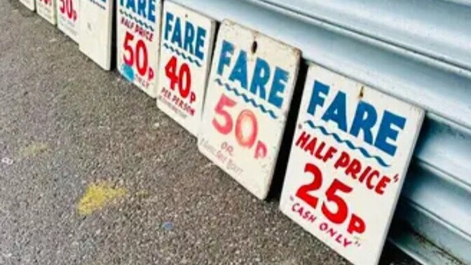 What old fair ground item are you buying?