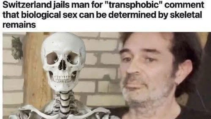 Thoughts on man in Switzerland jailed for transphobic hate speech?