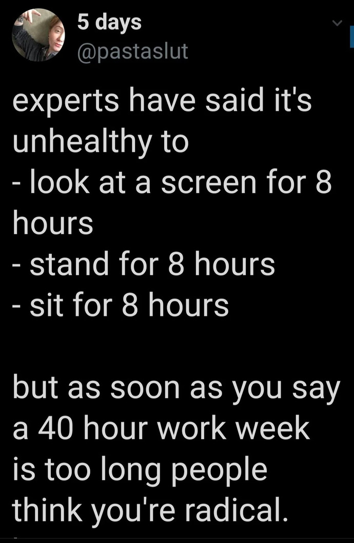Is a 40 hour work week too much?