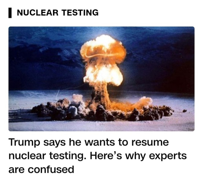 Is it time to for Trump to end the world? VOTE!