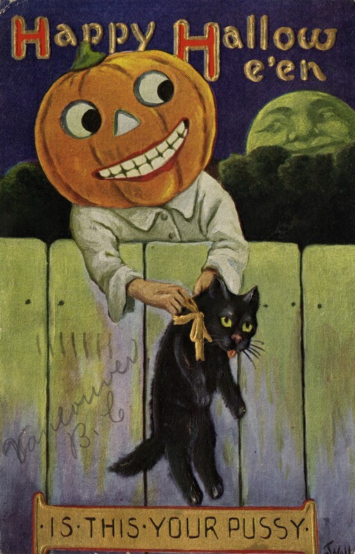 How would you interpret this Halloween card?