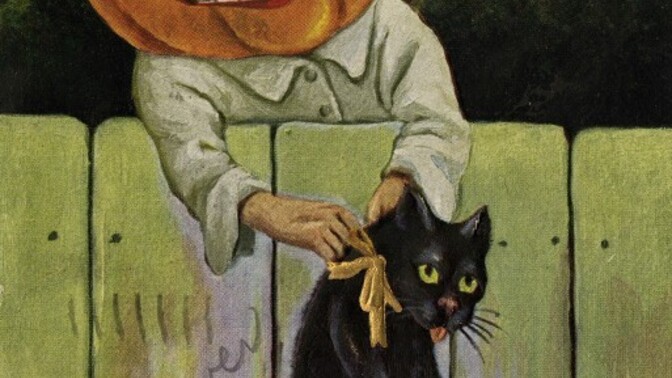 How would you interpret this Halloween card?