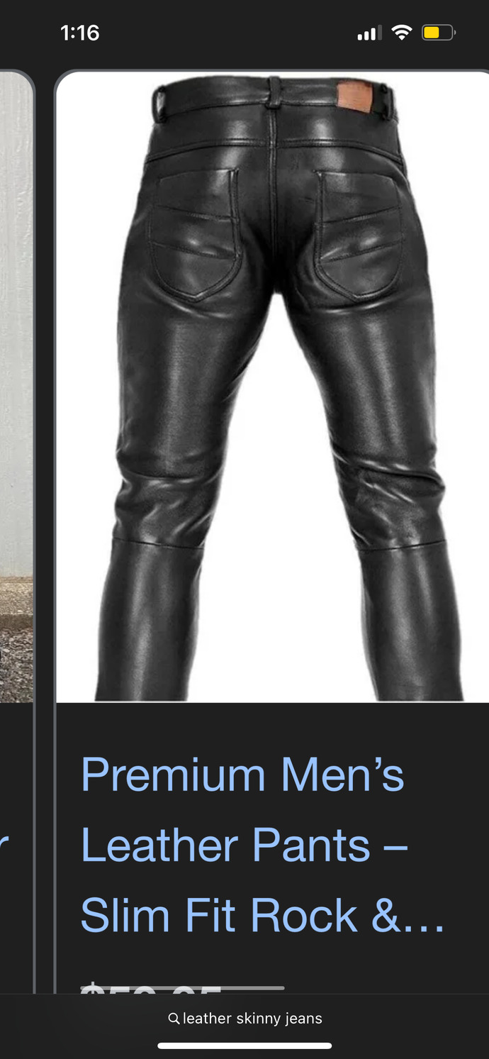 Would you have an issue with your boyfriend wearing skinny jeans?