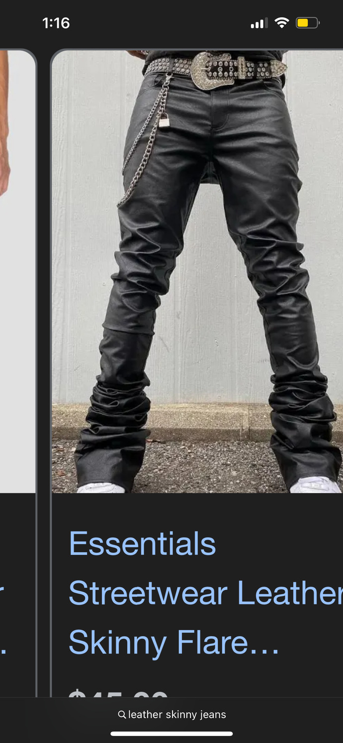Would you have an issue with your boyfriend wearing skinny jeans?