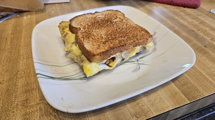Have you tried or made three egg omelet sandwich?