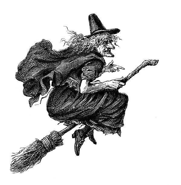 Whats the correct way to sit on a broomstick?